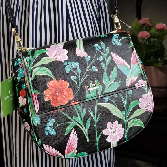 NEW! Kate Spade Jardin Byrdie Floral Crossbody - Picture 8 of 8